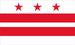 DISTRICT OF COLUMBIA 3' X 5' FLAG *- CLOSEOUT $ 1.95 EA
