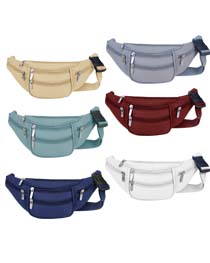 Fanny Pack - CM, GRY, NY, LBLU, RD, $5.75 & Up