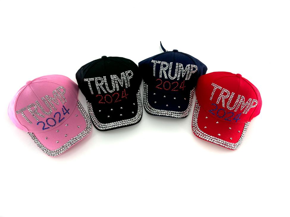 Trump Rhinestone HATS