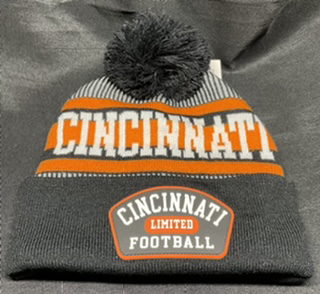 Cincinnati Limited Knit HAT Rubber Patch Pompom