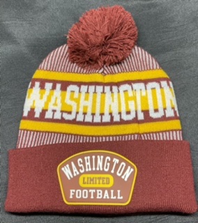 Washington Limited Knit HAT Rubber Patch Pompom