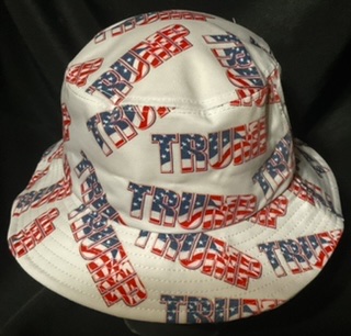 Trump White Bucket HAT