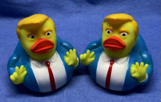 TRUMP BLUE Rubber Duckies