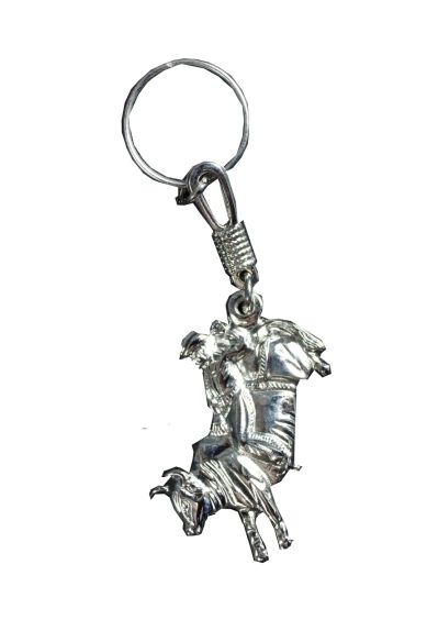 METAL Bull rider Key chain