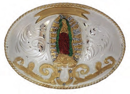 Buckle, Virgin Mary Oval Sliver