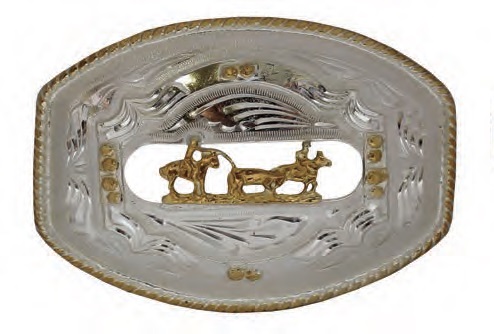 Buckle, SILVER Team Roper