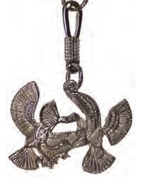 Fighting roosters Key-chain