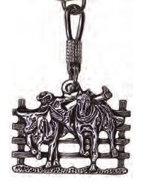 Bulldogging Key-chain