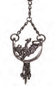 Bull Rider framed with Spur key-chain