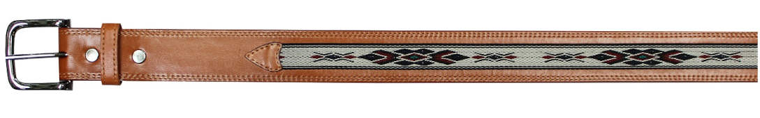 Honey Navajo Deluxe LEATHER Belt