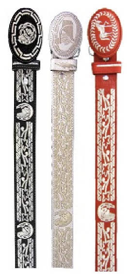 Bone Color Imitation Pitiado BELT