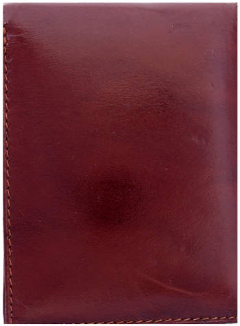 Plain Bi-fold WALLET Brown