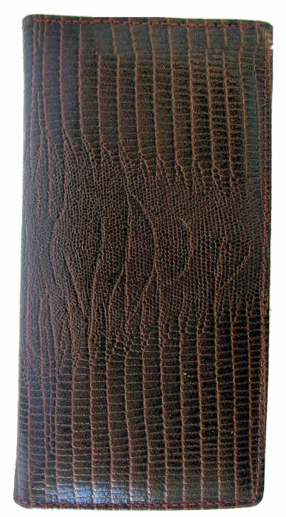 Lizard Print Roper/Checkbook Wallet