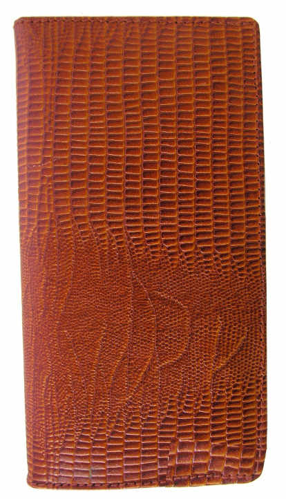 Lizard Print Roper/Checkbook Wallet