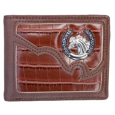 Wallet, Brown Bi-fold Leather