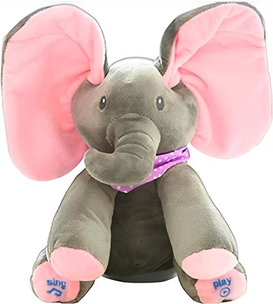 Elsa the Elephant. She sings, repeats, and plays Peek-A-Boo