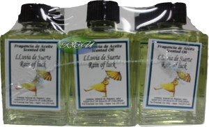 OILS SPIRITUAL 1OZ GLASS BOTTLE LLUVIA DE SUERTE