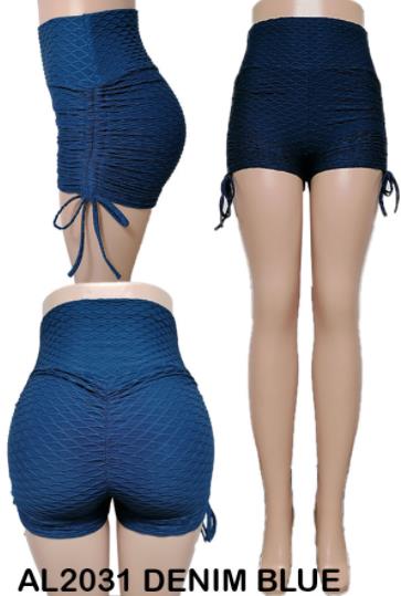 Wholesale Big Butts TikTok SHORTS Blue