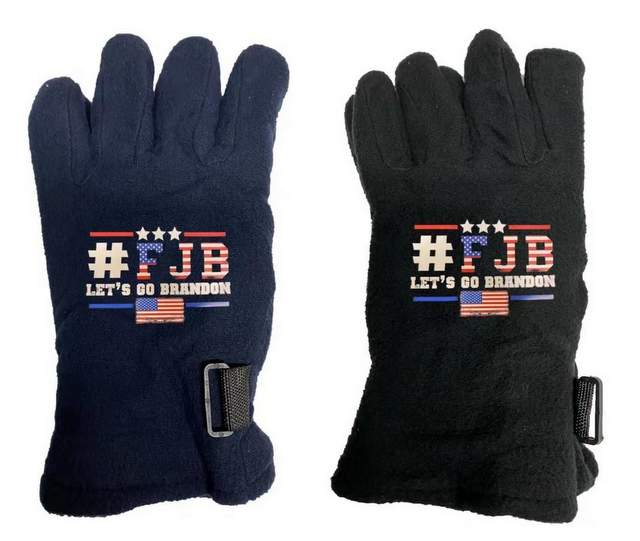 #FJB Let's GO Brandon  ASSORTED colors Fleece Glove