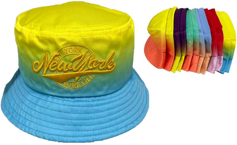 Wholesale Tie Dye Bucket Hat with NEW York