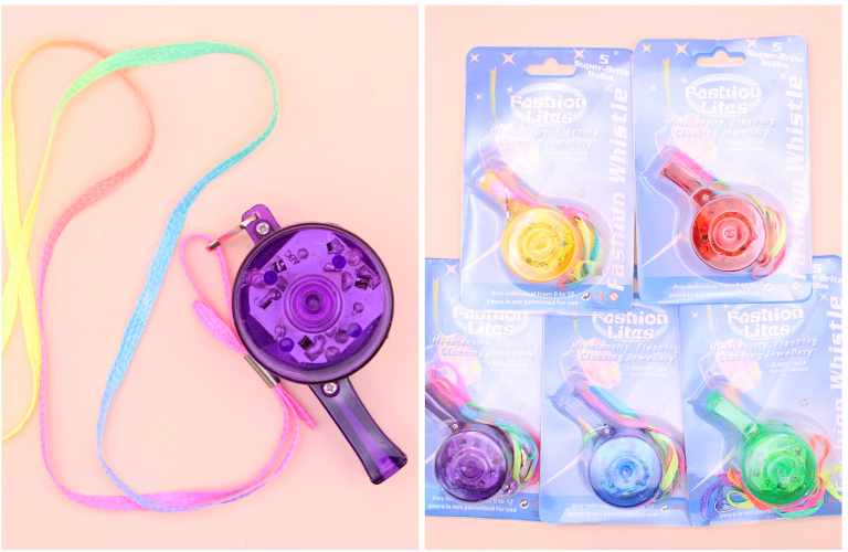 Wholesale Light Up Whistle NECKLACE