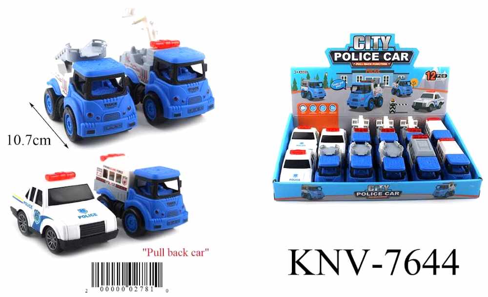 Wholesale Pull Back CAR ''City Police Vehicle''