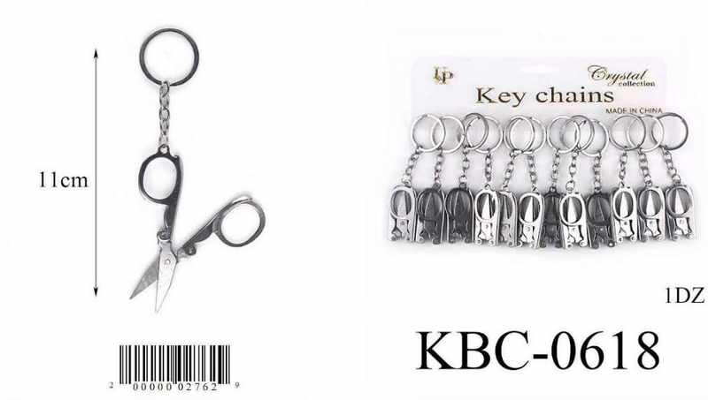 Wholesale Keychain with Metal SCISSORS