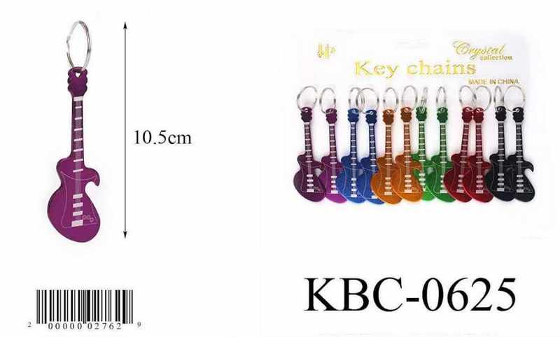 Wholesale GUITAR Shape Keychian