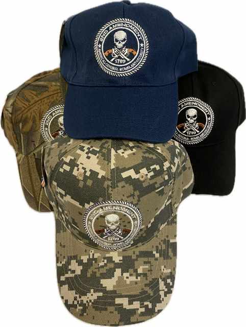 Wholesale 2Nd Amendment Skull BASEBALL CAP/Hat
