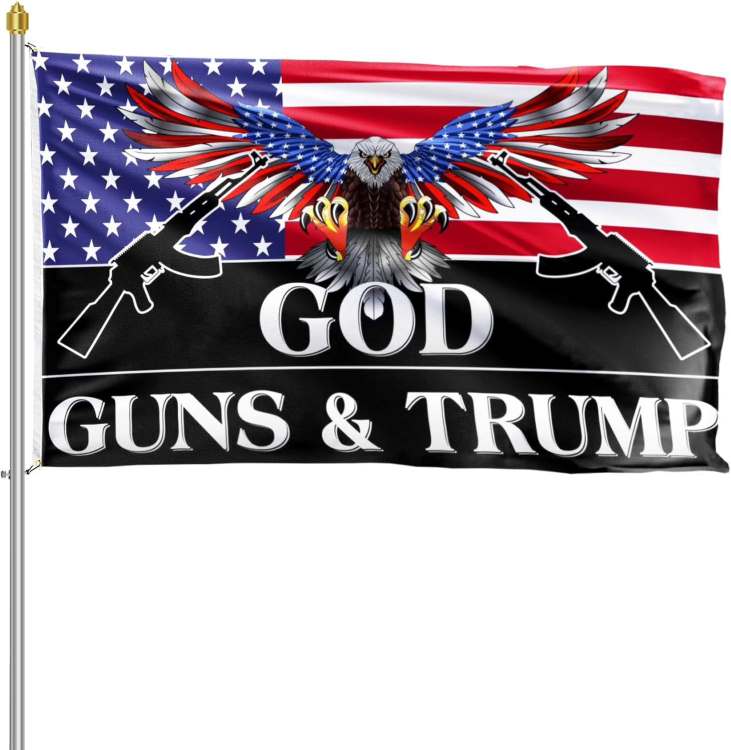 Wholesale Flag AMERICAN EAGLE GOD GUNS and TRUMP