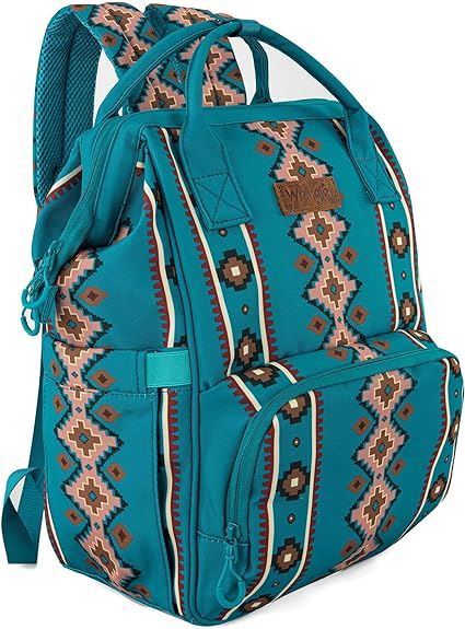 Wrangler Aztec Printed Callie BACKPACK - Turquoise