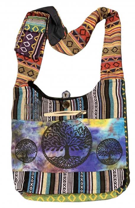 Wholesale Cotton Three Tree of Life Bags