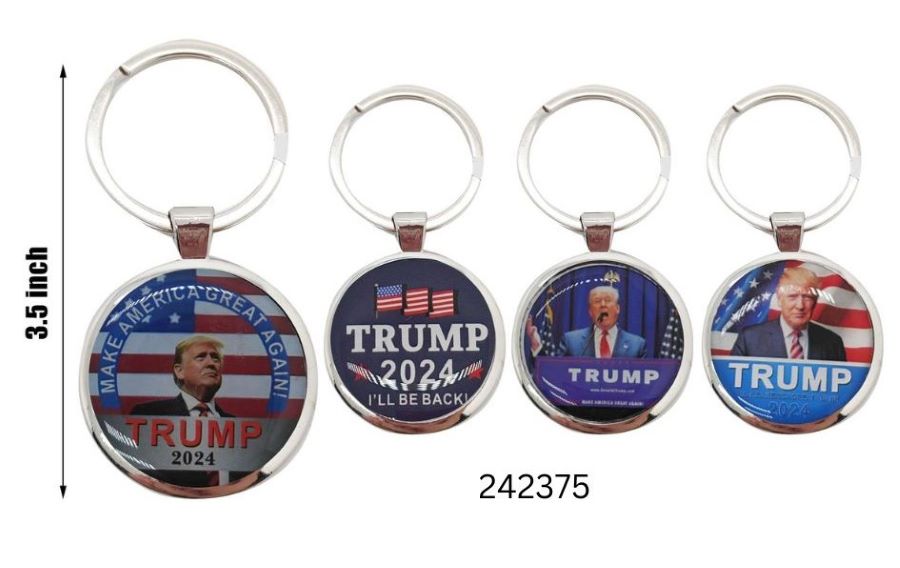 Wholesale KEYCHAIN Trump Round