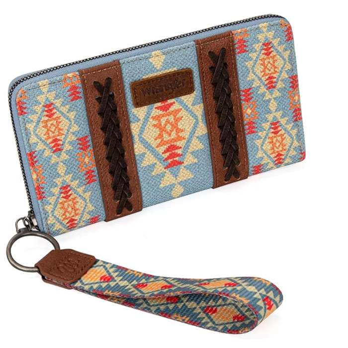 Wrangler Southwestern Art Print WALLET - Brown