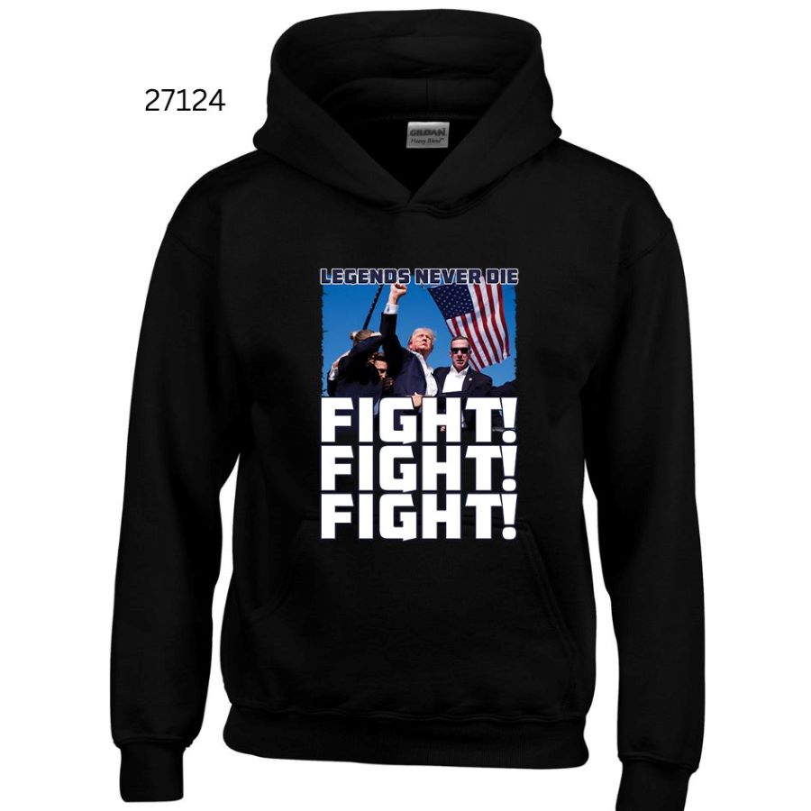 Wholesale HOODY TRUMP LEGENDS NEVER DIE FIGHT! FIGHT! FIGHT!