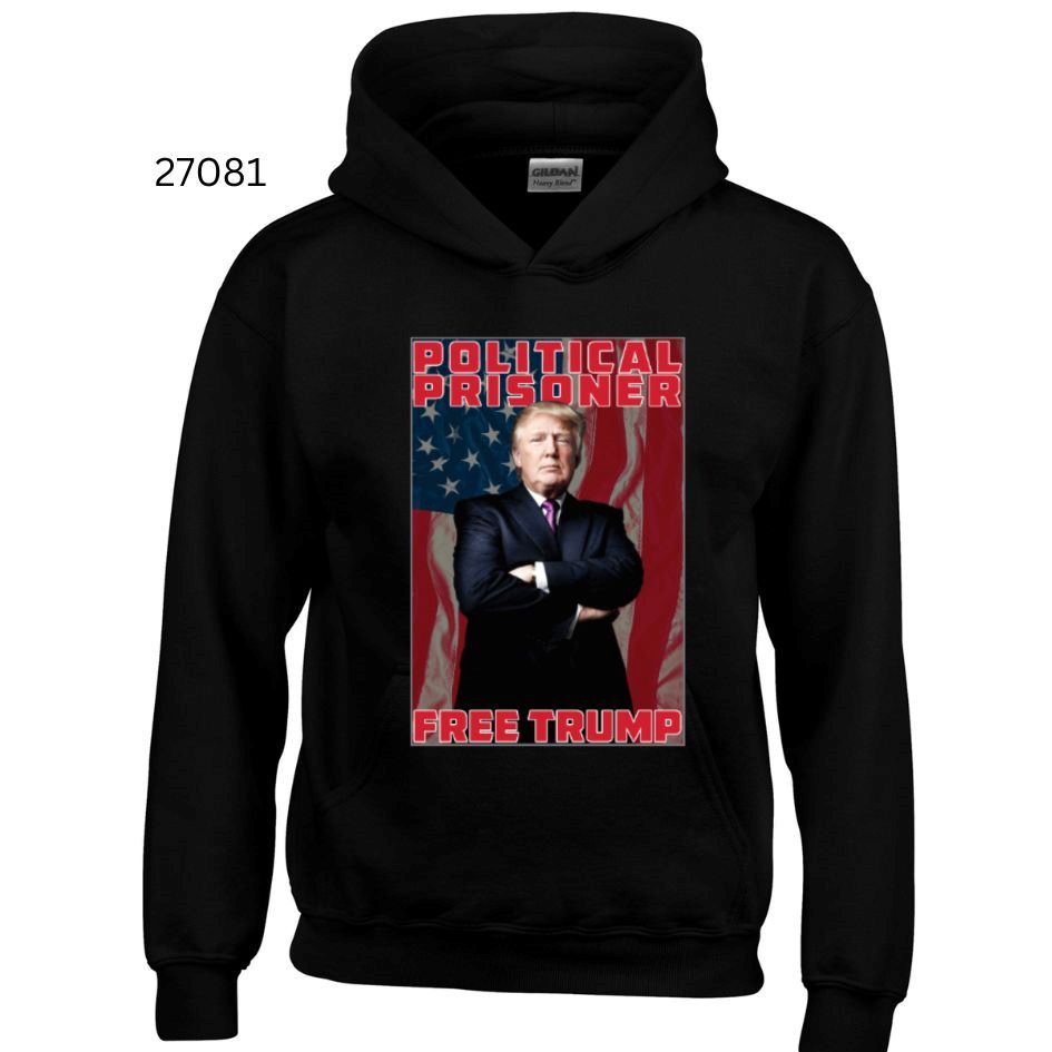 Wholesale HOODY POLITICAL PRESIONER FREE TRUMP