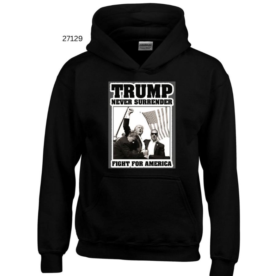 Wholesale HOODY TRUMP Never Surrender Fight for America