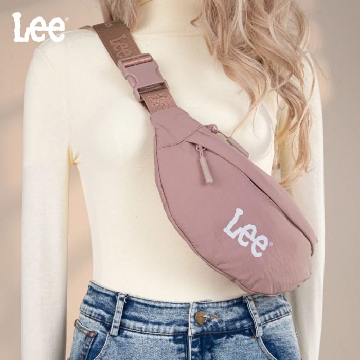 Lee Fanny Pack BELT Sling Bag Dark Pink