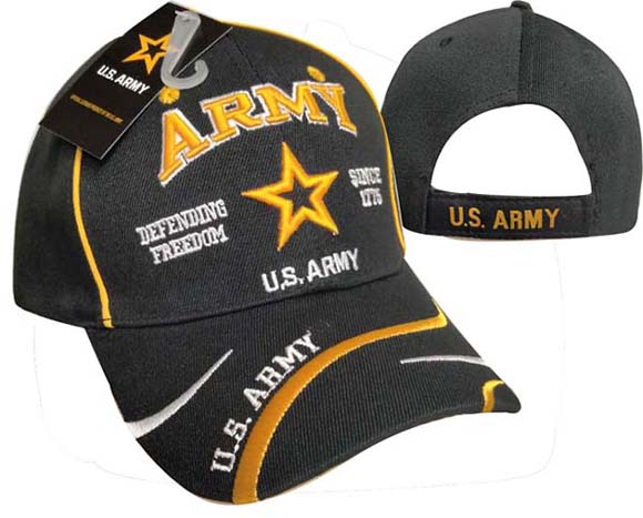 Official US ARMY Licensed ARMY & ARMY Logo Defend Freedom CAP