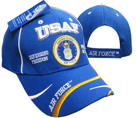 Official Licensed USAF & AF Emblem Defend Freedom CAP/Hat