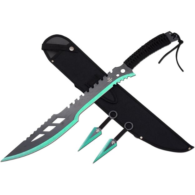 Snake Eye Tactical Ninja-Sword Comes With THROWING KNIFE