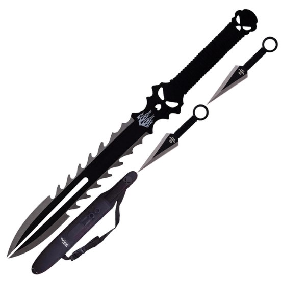 Snake Eye Tactical Ninja-Sword Comes With Throwing KNIFE