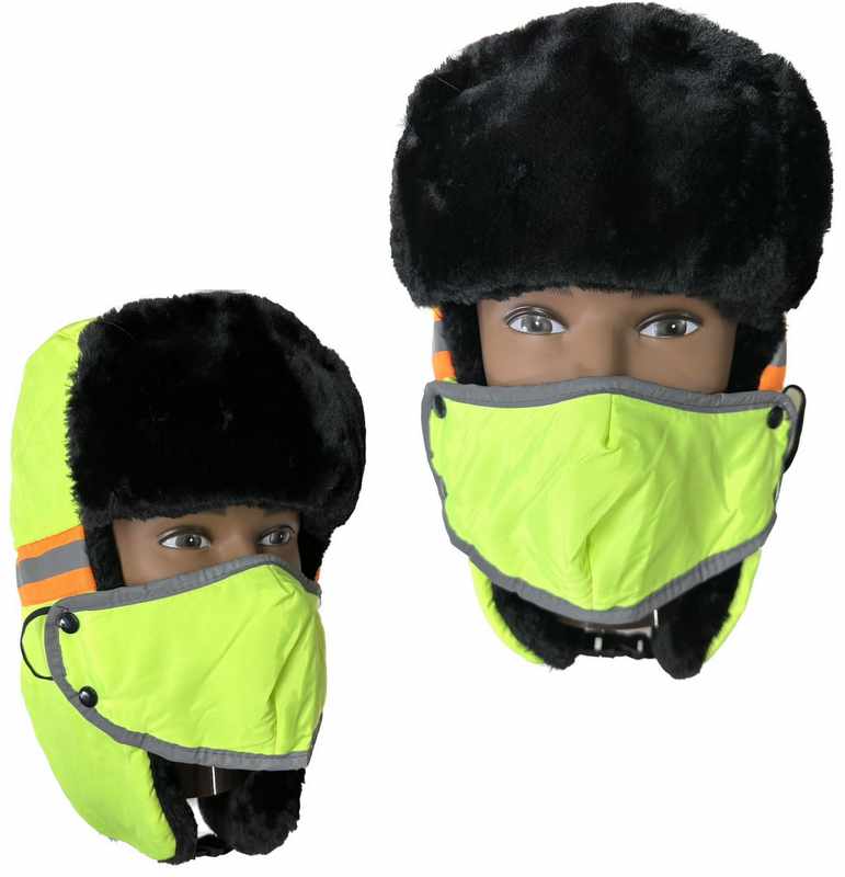 Wholesale Aviator HAT with Fur Trim and Detachable Mask