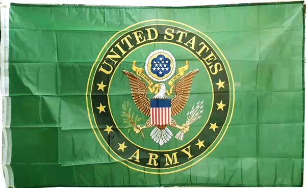 Official US Army Licensed Army Emblem FLAG 3x5'