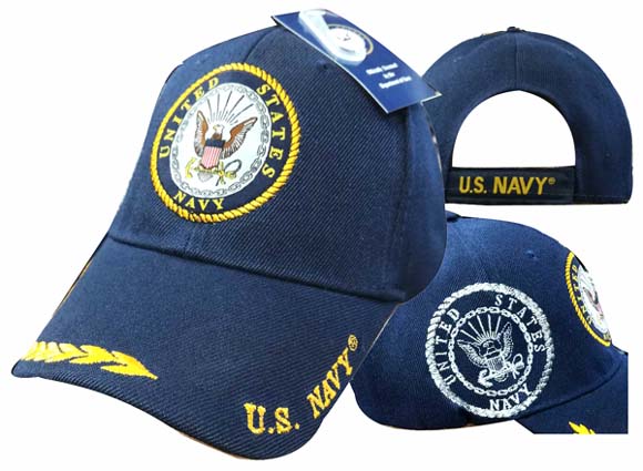 Official US Navy Licensed Navy Emblem w/ Shadow CAP/Hat