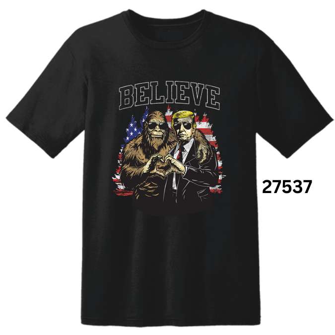 Wholesale Trump T-SHIRT Believe Trump Black