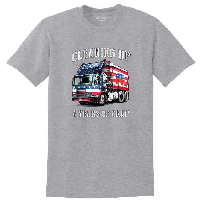 Wholesale Trump T-SHIRT Cleaning Up 4 Years