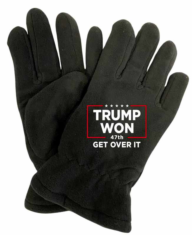 Trump ''Trump Won 47th Get Over It'' assorted colors GLOVES