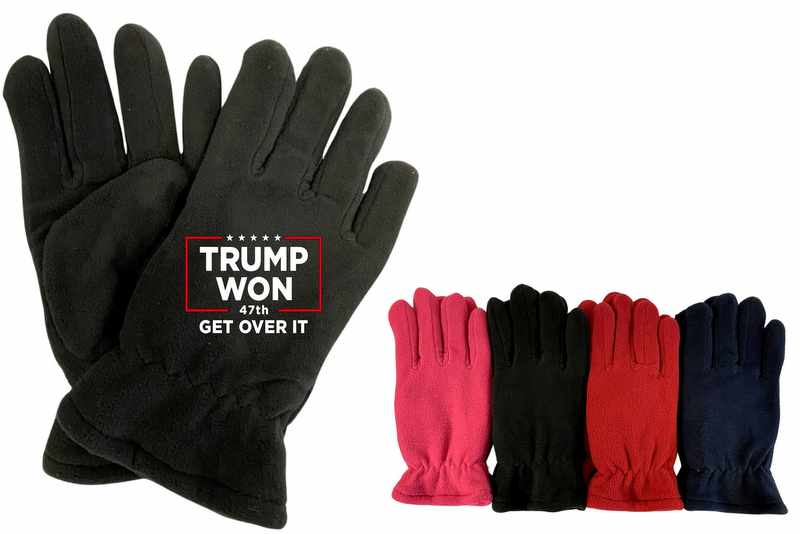 Trump ''Trump Won 47th Get Over It'' assorted colors GLOVES