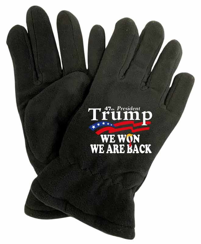 Trump ''We Won We Are Back'' Assorted colors GLOVES